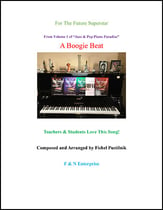 A Boogie Beat piano sheet music cover